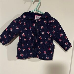 Gymboree Navy Floral Jacket